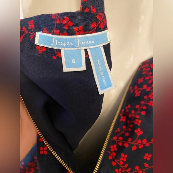 Draper James Collection Clover Vines Dress Sz 6 - Picture 7 of 11